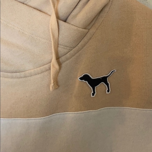 PINK HIGH NECK HOODIE - Picture 2 of 3